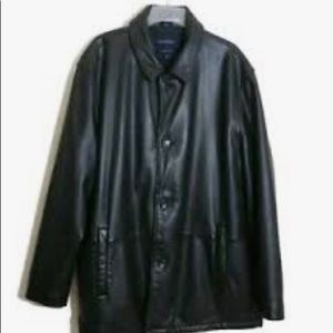 Men’s vintage Brooks Brothers GenuineLeather Coat
